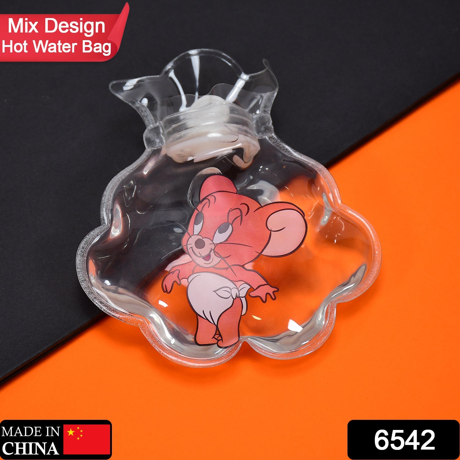 6542 MIX TRANSPARENT MULTI DESIGN SMALL HOT WATER BAG WITH COVER FOR PAIN RELIEF, NECK, SHOULDER PAIN AND HAND, FEET WARMER, MENSTRUAL CRAMPS. DeoDap 6542 MIX TRANSPARENT MULTI DESIGN SMALL HOT WATER BAG WITH COVER FOR PAIN RELIEF, NECK, SHOULDER PAIN AND HAND, FEET WARMER, MENSTRUAL CRAMPS. DeoDap
